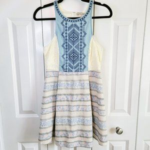 Lace & Embroidery Boho Dress by Flying Tom…